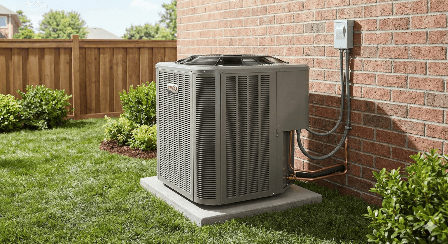 Residential central air conditioning condenser unit
